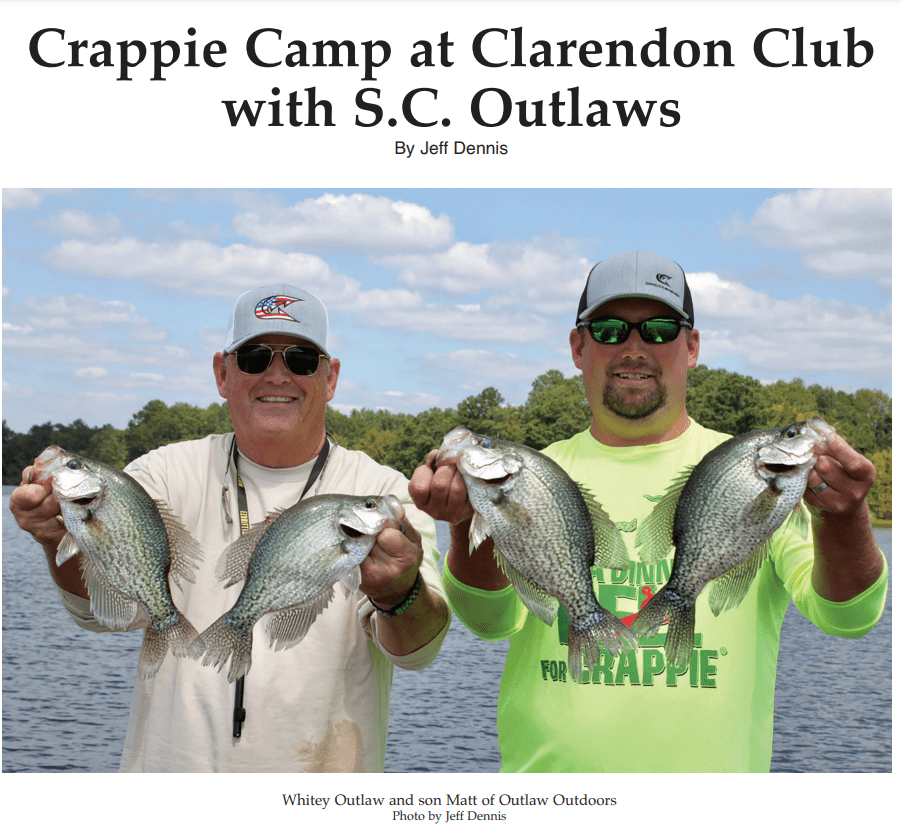 2022 Crappie Camp at Clarendon Club - Santee Cooper Country